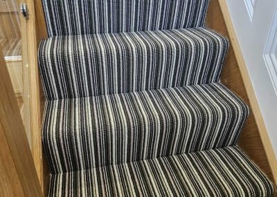 Hugh Mackay - Candy deco stripe Woodland 100% wool
